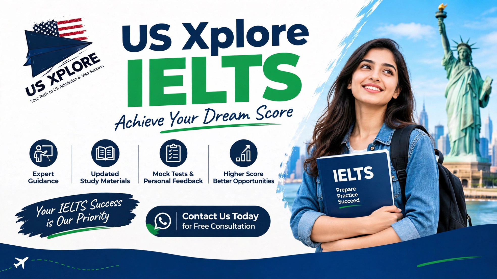 US Xplore IELTS — Achieve Your Dream Score